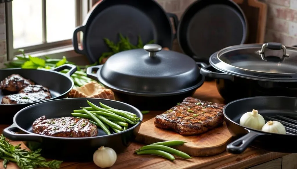 Cast Iron Cooking Essentials Steak and Beans with Onions : Cast Iron Cooking Essentials
