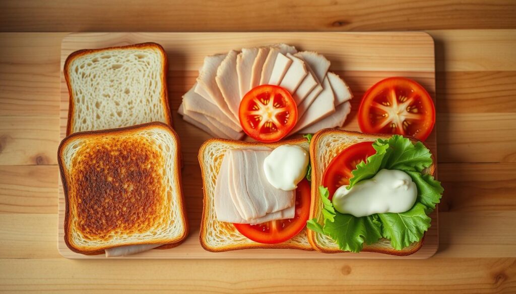 Turkey Sandwich Assembly Technique Turkey Sandwich Assembly Technique