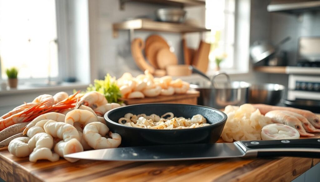 cooking seafood