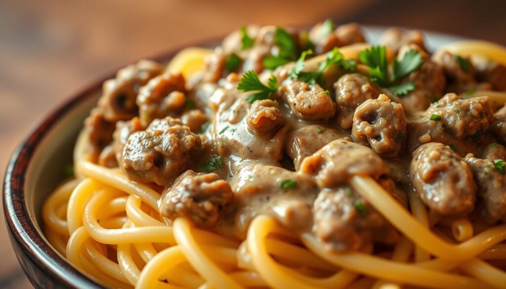 ground beef stroganoff recipe​