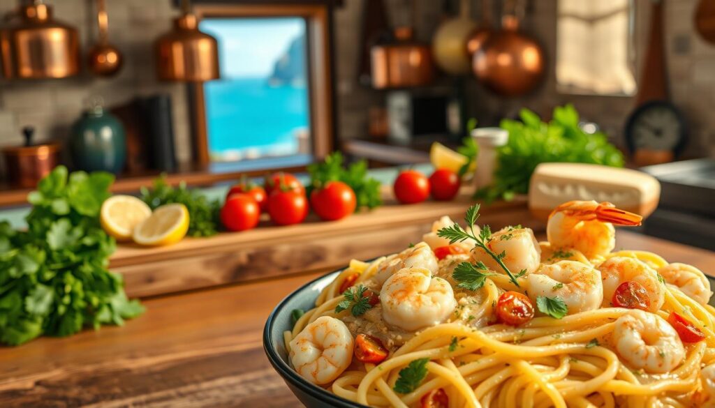 seafood and pasta recipes​